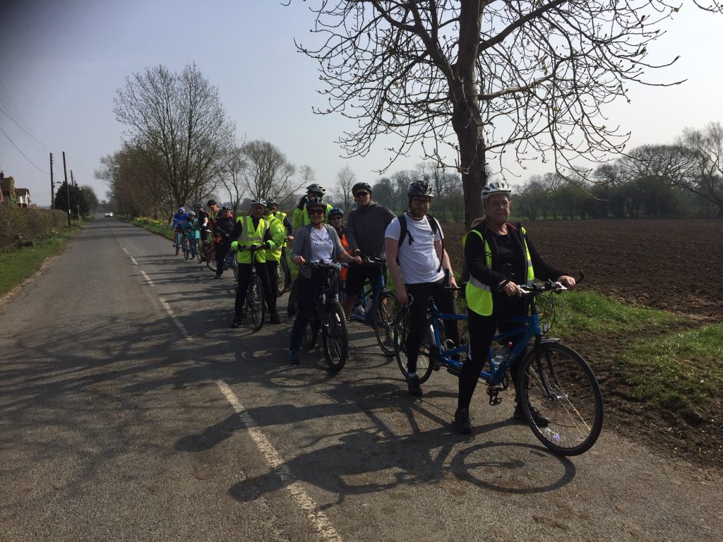 Group shot of tandems